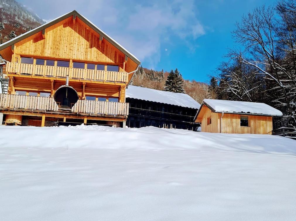 Le Chalet Du Blanc Spa Yoga Aillon-le-Jeune Ngoại thất bức ảnh